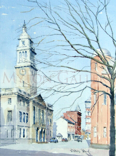 Guildhall, Hull painting by artist David Work