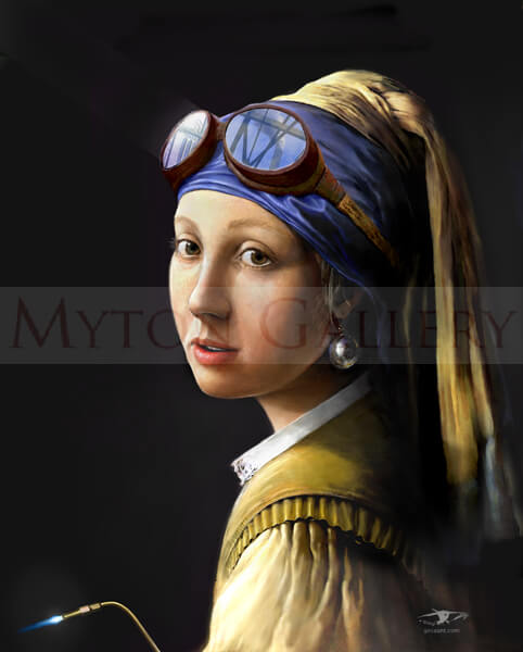 Girl With A Pearl Earring picture by artist Gary Saunt