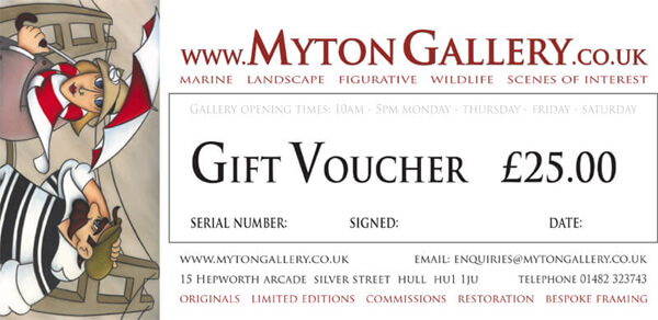 Art Gift Voucher at Myton Gallery, Hull, £25