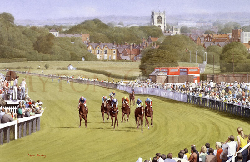 Beverley Races, East Yorkshire picture by artist Roger Davies