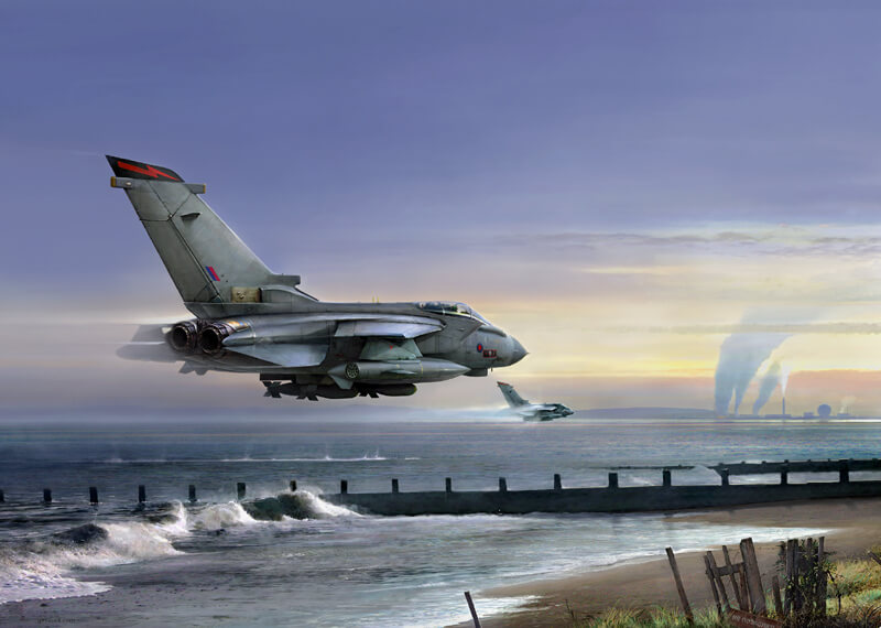 Tornado jet fighter aviation print by Gary Saunt